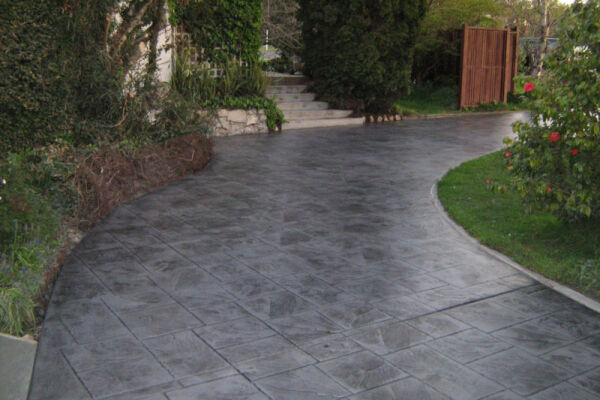 Stamped Concrete. 